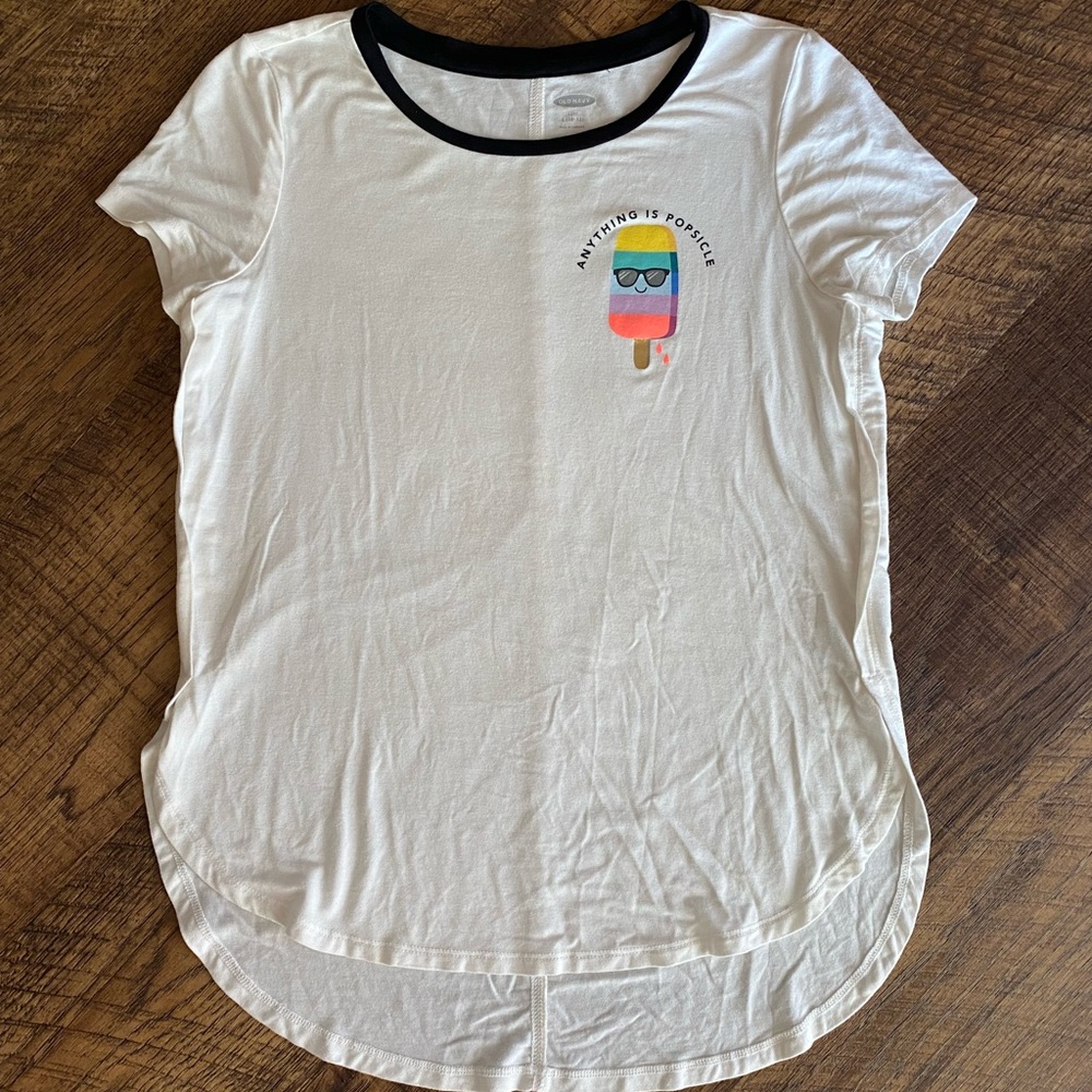 ❤️Old Navy Luxe Popsicle Shirt size L (10/12)